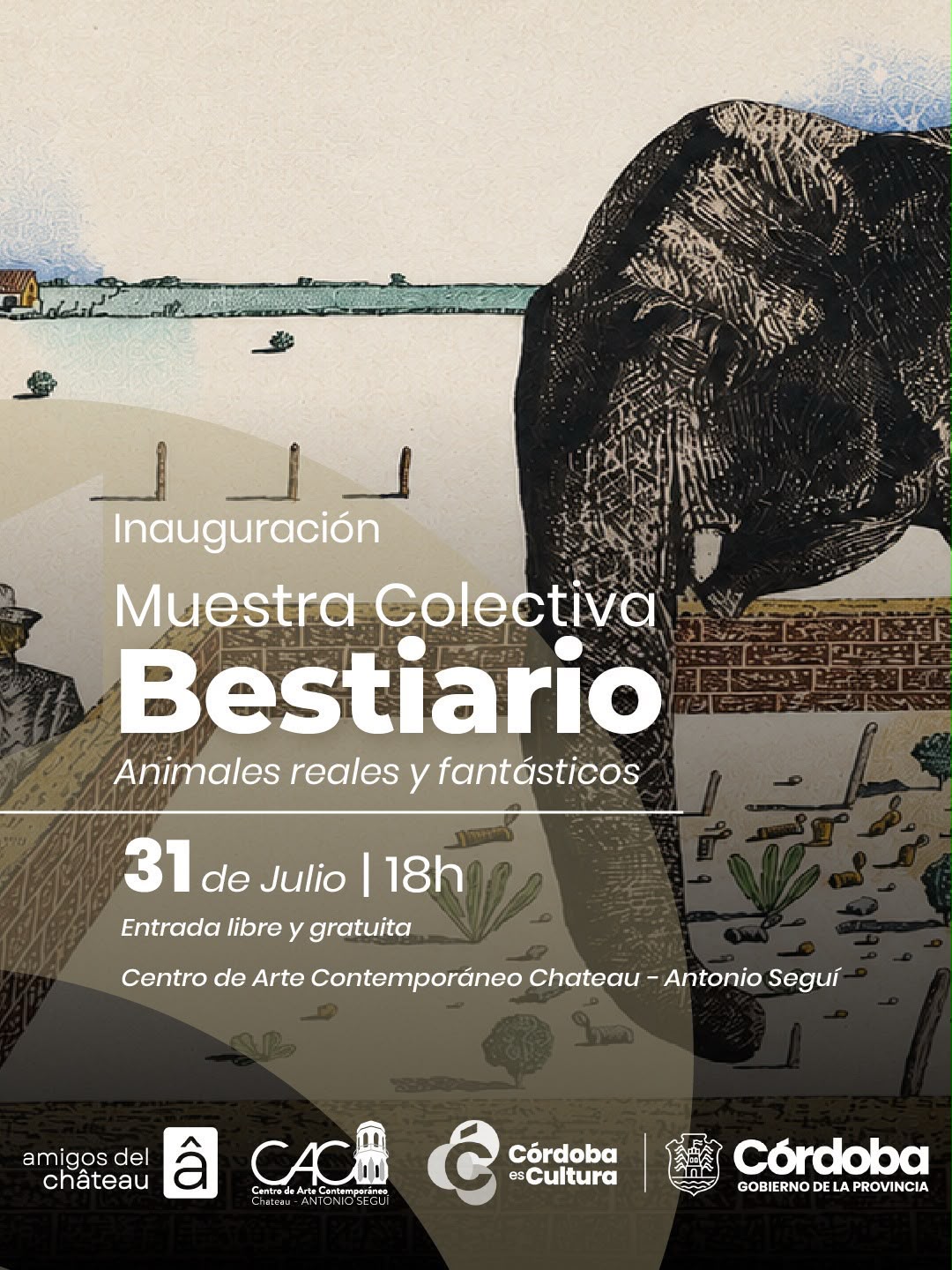 Se inaugura "Bestiario" en el CAC Château